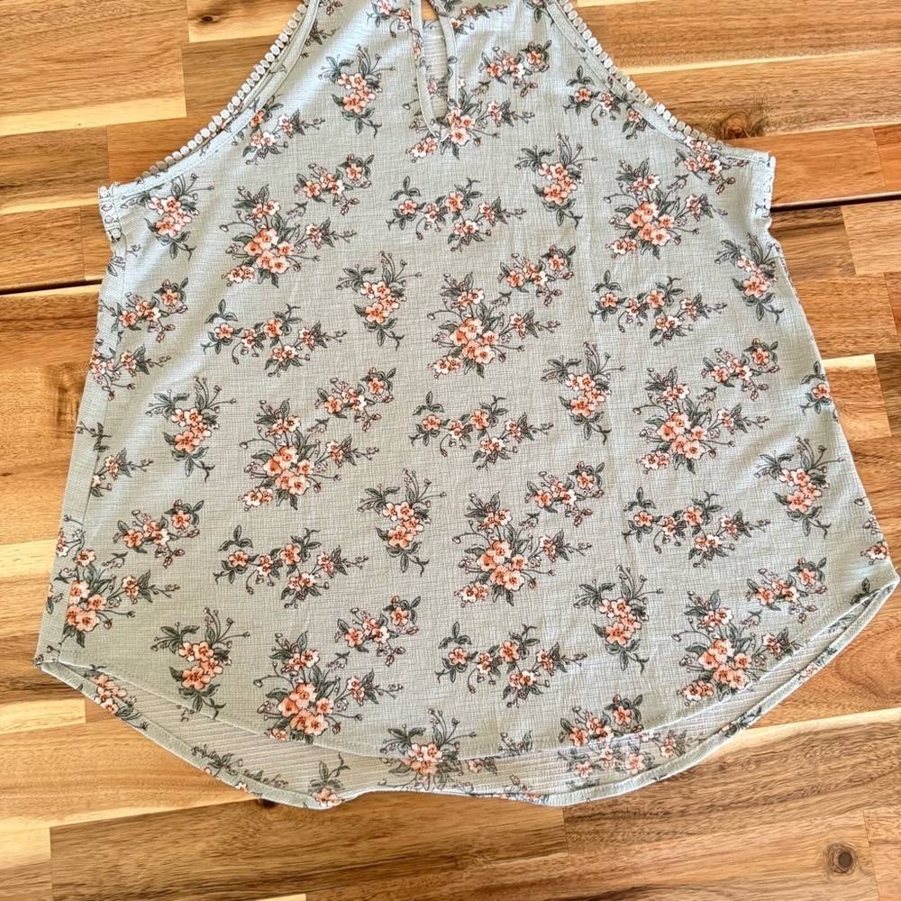 Sweet Wanderer Ditsy Floral Camisole Tank | Lace Trim | Cottagecore Boho | Sz M - Picture 6 of 8